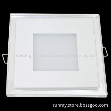 Dimmable LED Panel Light with 7W Power, 80-110lm/W, 85-265V AC or 12V DC, Easy Installation, CE Mark
